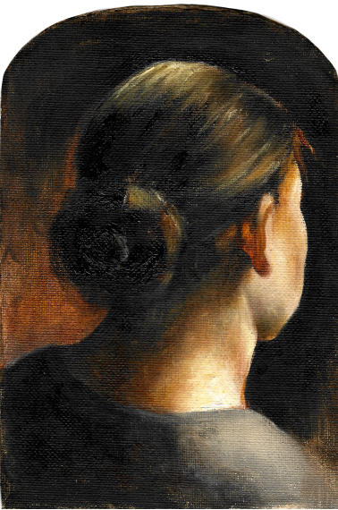 Картина "Загадочная девушка" 