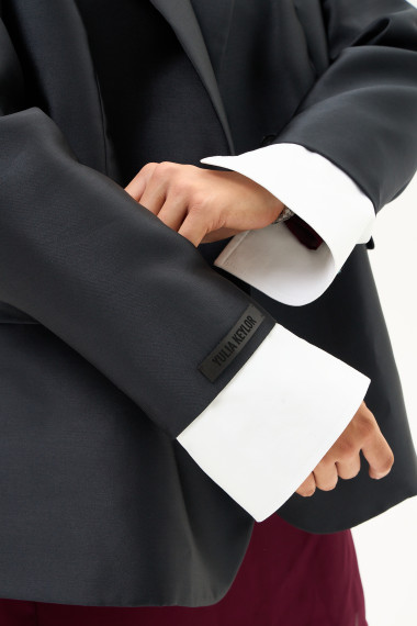 Жакет классический черный oversize "New art" | YULIA KEYLOR