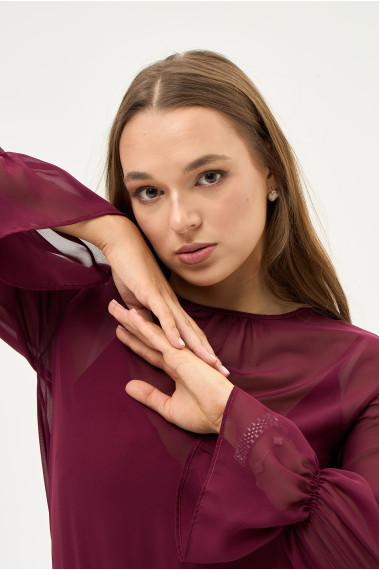 Платье "Burgundy Nigth" (Бургундская Ночь)